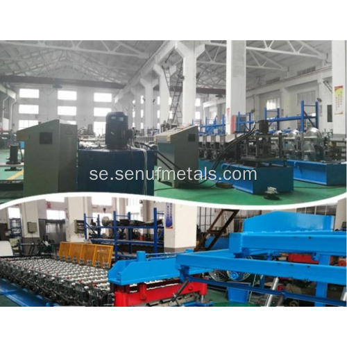 Automatisk C Channel Steel Purling Roll Forming Machine